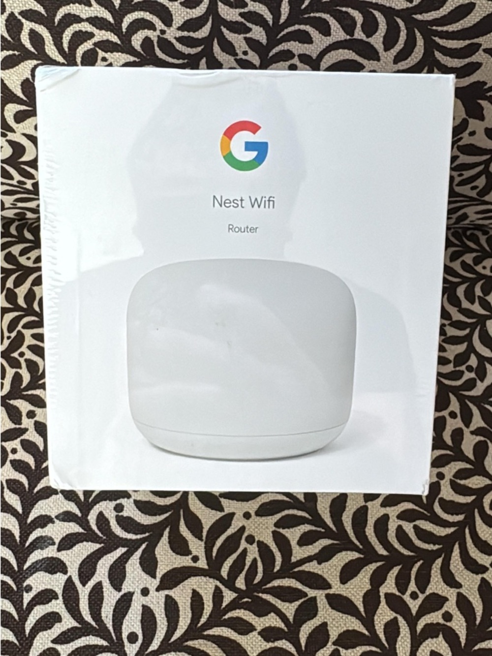 google Nest Wifi Router - White and Light Blue Accent